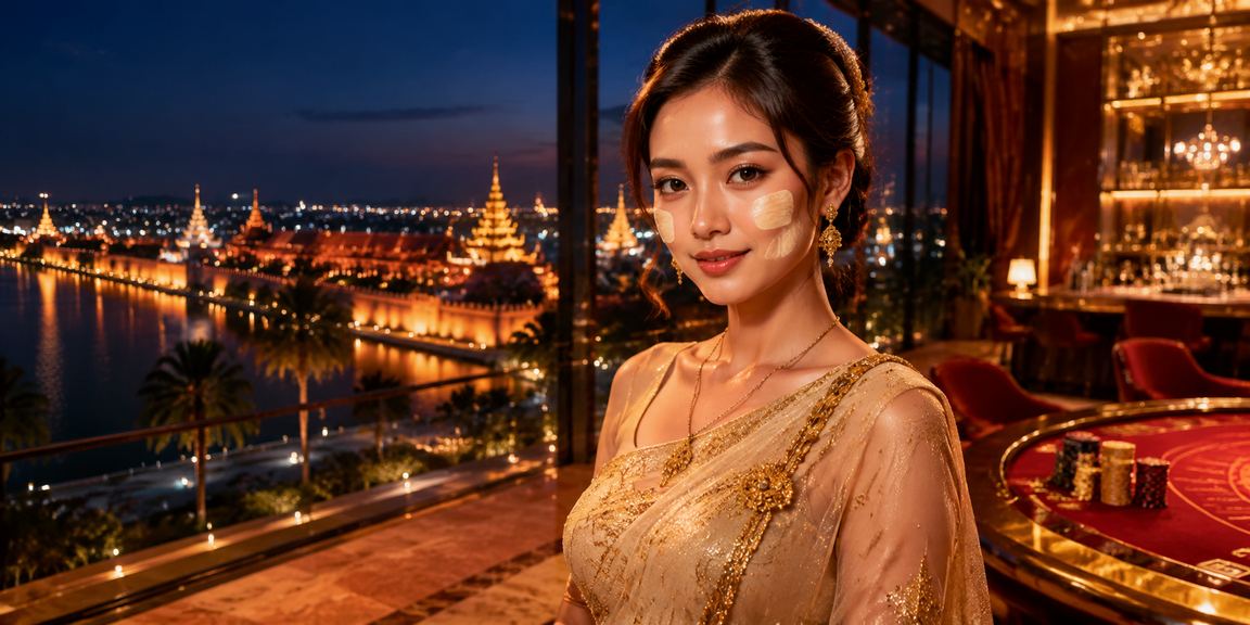 မန္တလေး အိမ်သာရိုးကွင်း ပန်ကာစီနိုကစားနေသည့်ပုံ